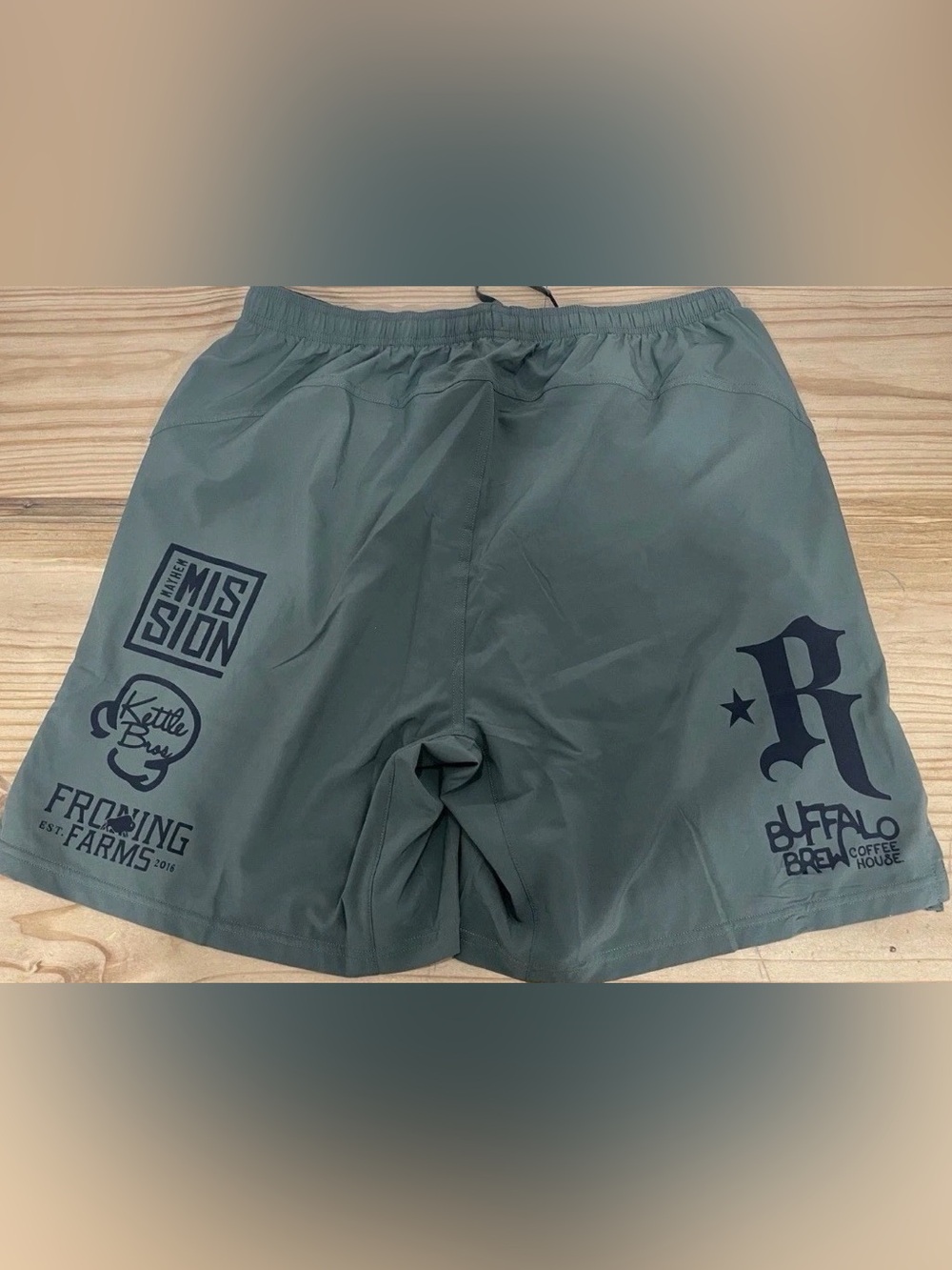 NEW CrossFit  Mayhem Froning Team Nation V3 Sponsor Workout Shorts Medium 🔥